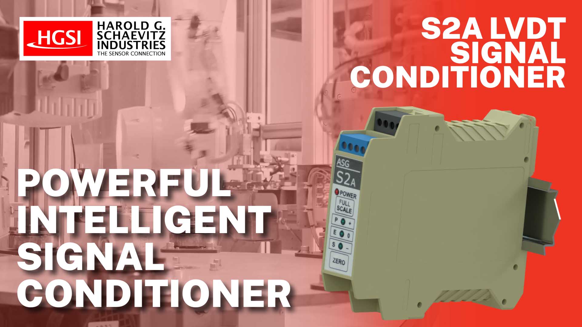 S2A LVDT Signal Conditioner